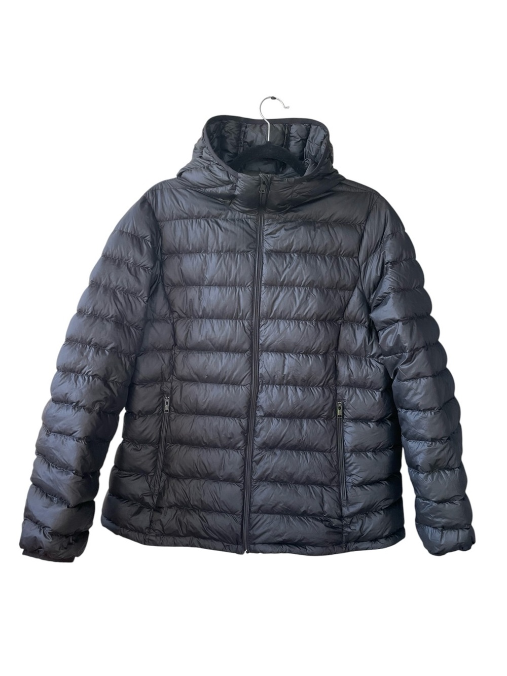 Aritzia Babaton The Foundation Puffer Down Packable Jacket Hood Black XL